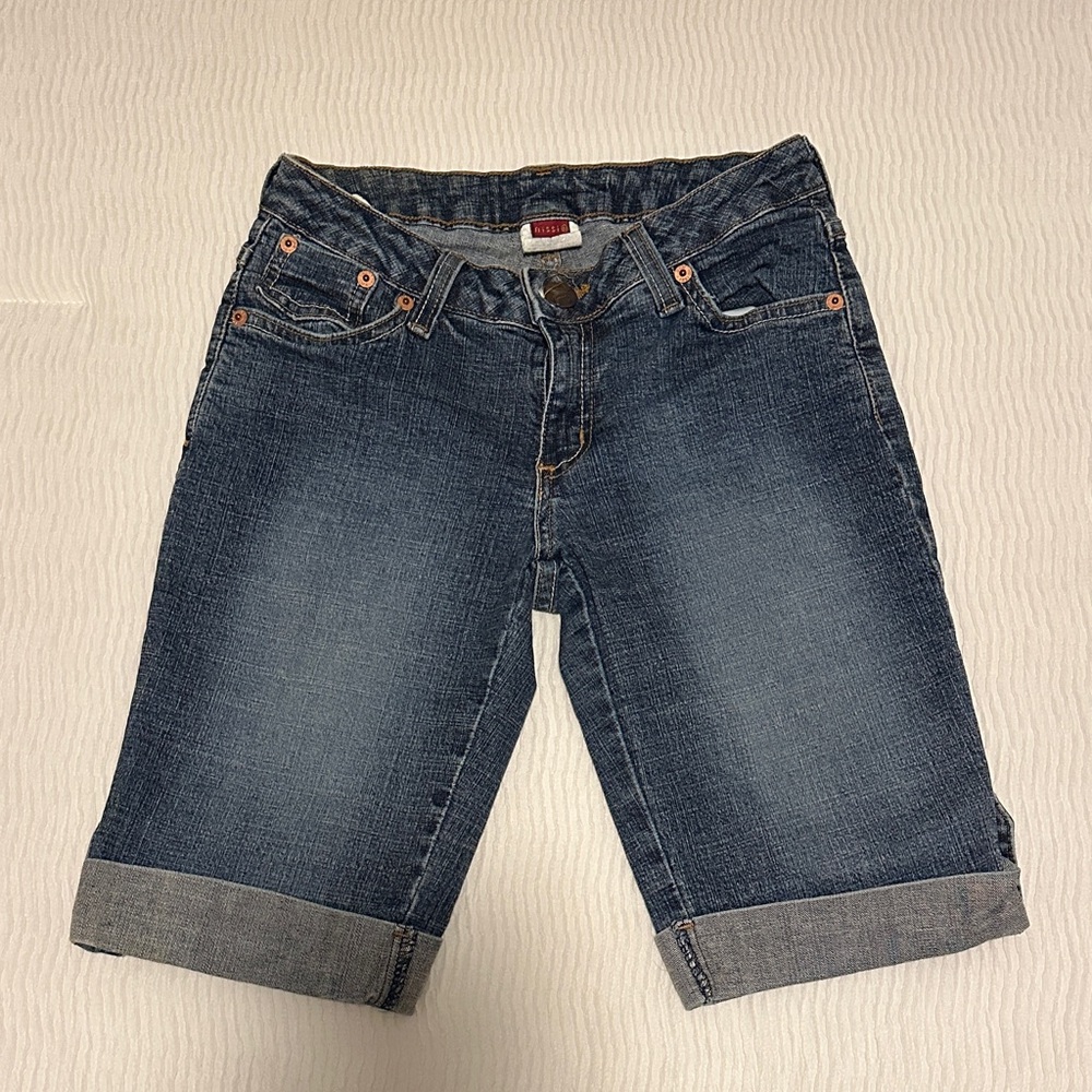 Blue Denim Shorts